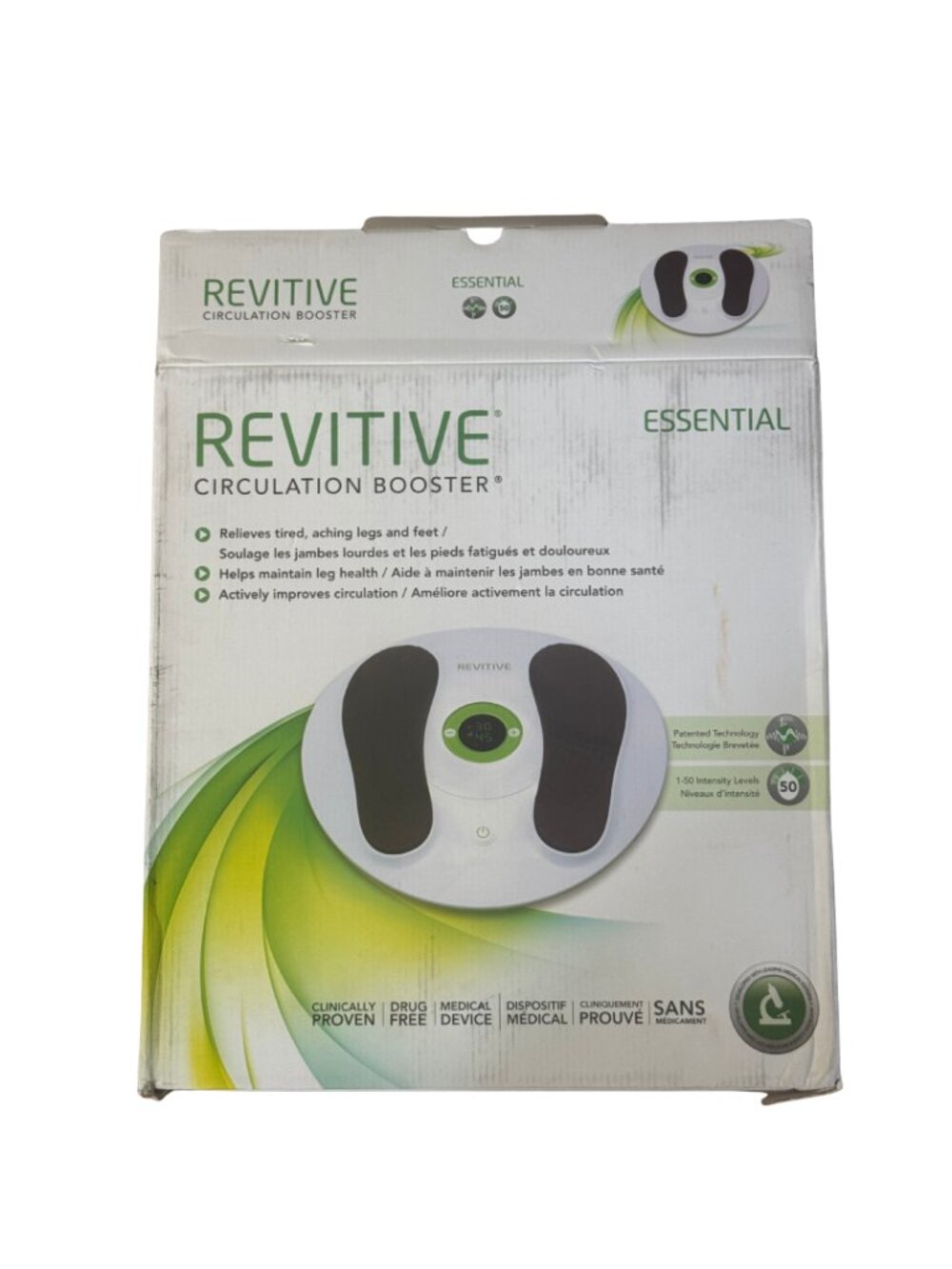 Revitive Circulation Booster Foot Massager NWT In Box Stimulate leg Muscles - Picture 3 of 3